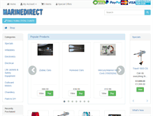 Tablet Screenshot of marinedirect.co.uk