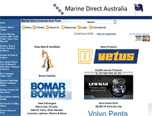 Tablet Screenshot of marinedirect.com.au